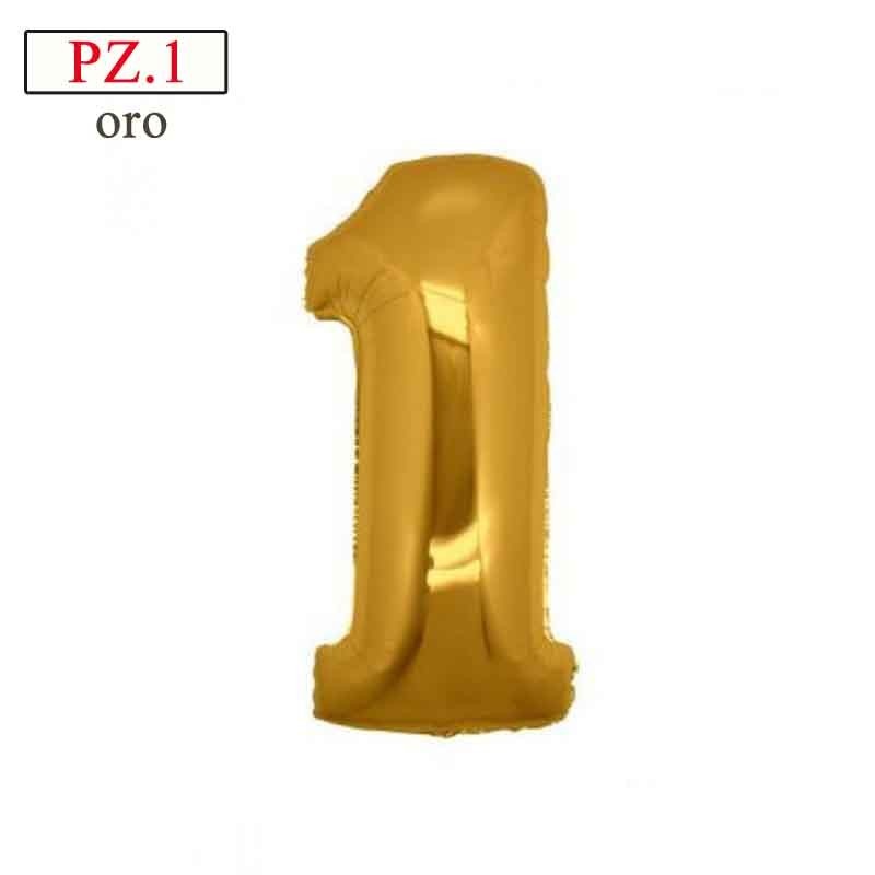 palloncino numero 1 oro medio palloncino numero 1 oro medio