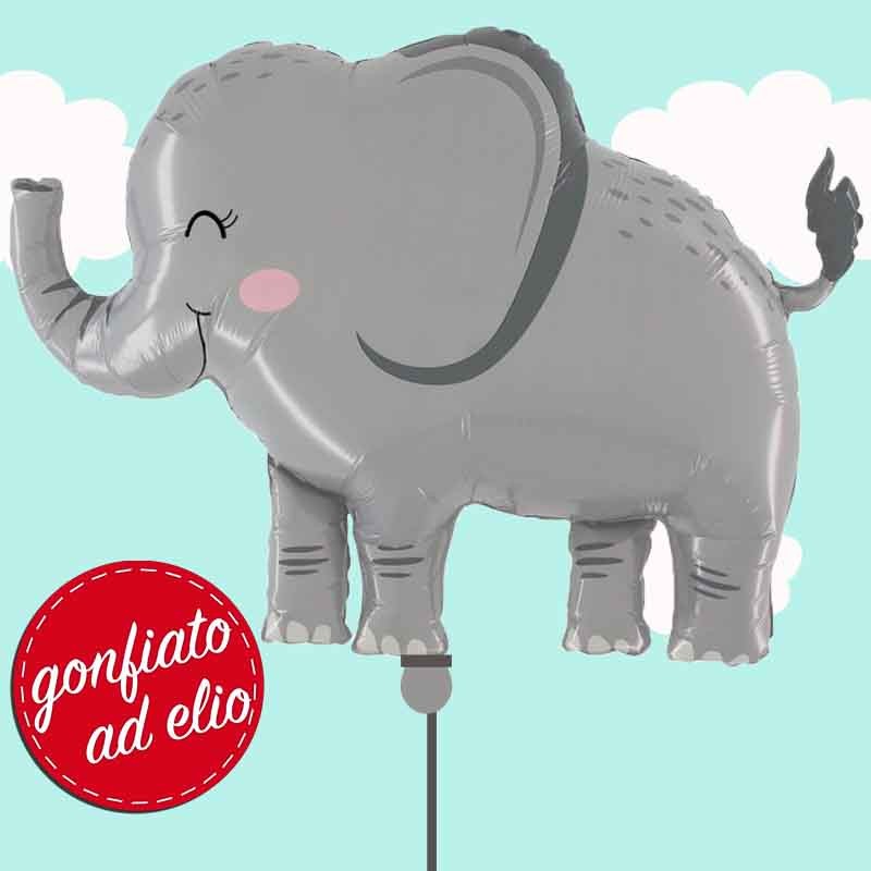 palloncino elefante grigio ad elio