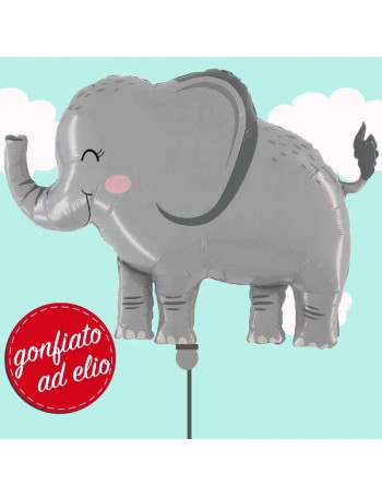 palloncino elefante grigio ad elio