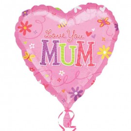 cuore palloncino love mum