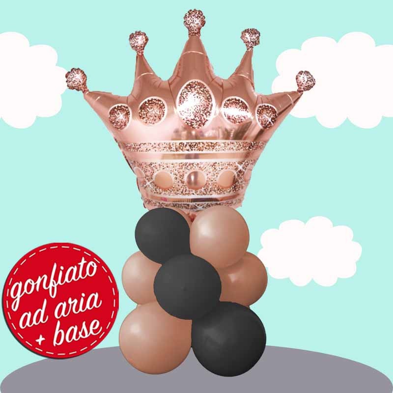 composizione con corona di palloncini composizione con corona di palloncini