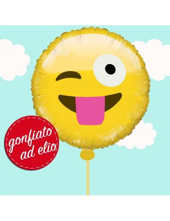 palloncino slurp emoticon ad elio