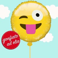 palloncino slurp emoticon ad elio