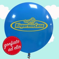 Pallone cm.150 Pastello Serigrafato 2 lati Gonfiato ad elio