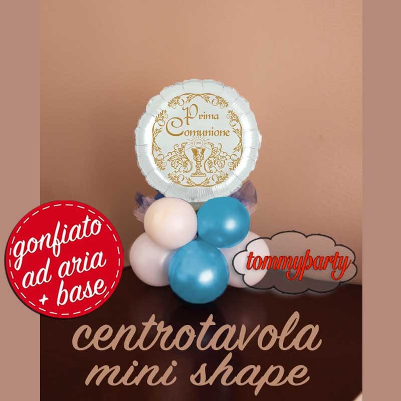 centrotavola mini shape prima comunione