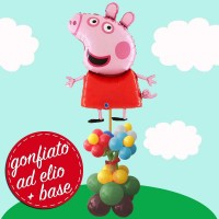 composizione palloncino di Peppa Pig