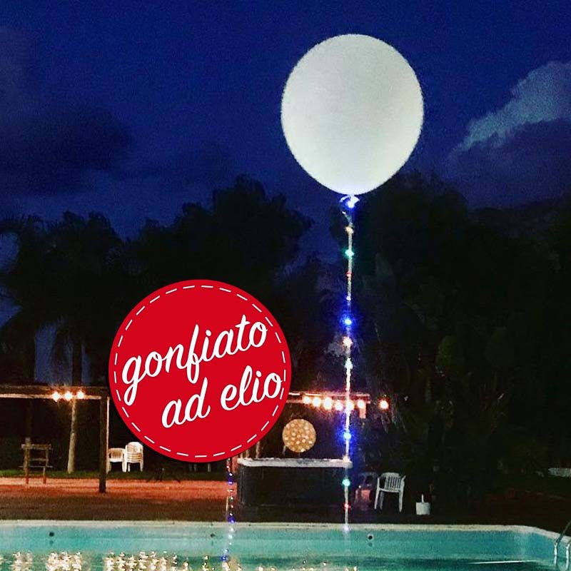 pallone ad elio cm 100 con filo Led