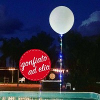 pallone ad elio cm 100 con filo Led