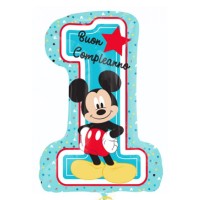 palloncino numero 1 di Topolino primo compleanno