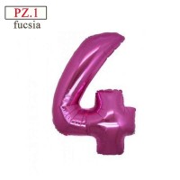 palloncino 4 fucsia misura cm.35 palloncino 4 fucsia misura cm.35