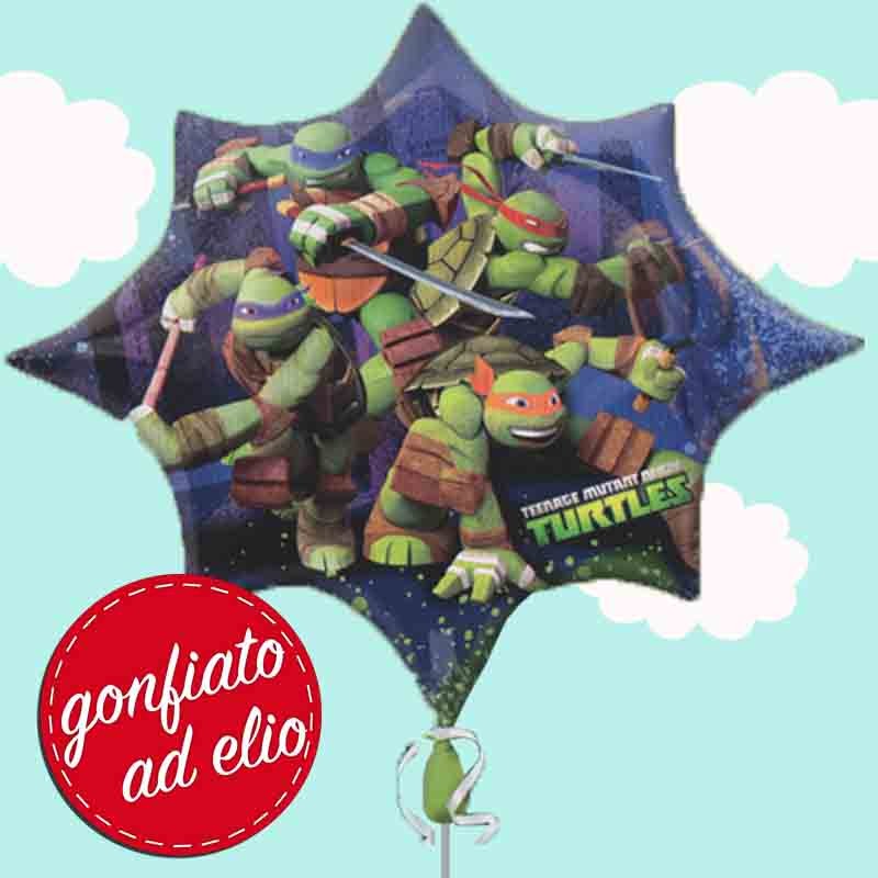 palloncino tartarughe ninja super shape elio