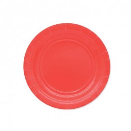 piatto rosso carta 18 cm