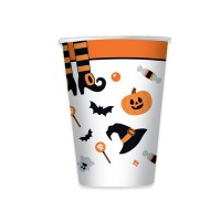 bicchieri Halloween in carta 8 pz