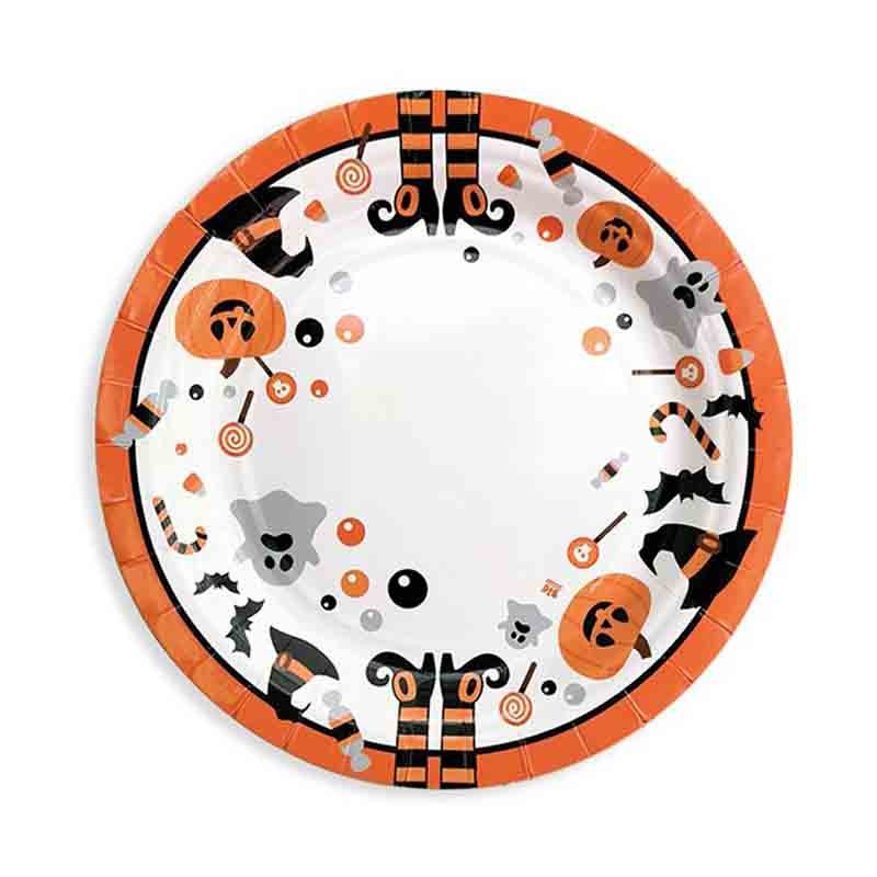 piatto Halloween cm23 in carta