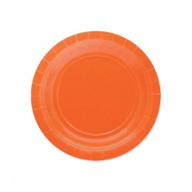piattino arancione cm.18
