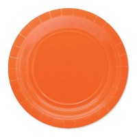 piatto arancione cm. 24