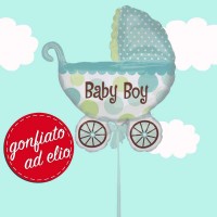 palloncino carrozzina baby boy ad elio