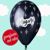 palloncino nero stampa auguri ad elio
