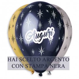 palloncino argento stampa auguri ad elio