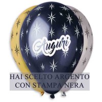 palloncino argento stampa auguri ad elio