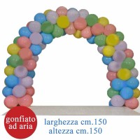 ricarica palloncini per arco tavolo