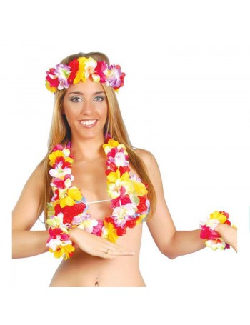 kit collana Hawaii 4 pezzi
