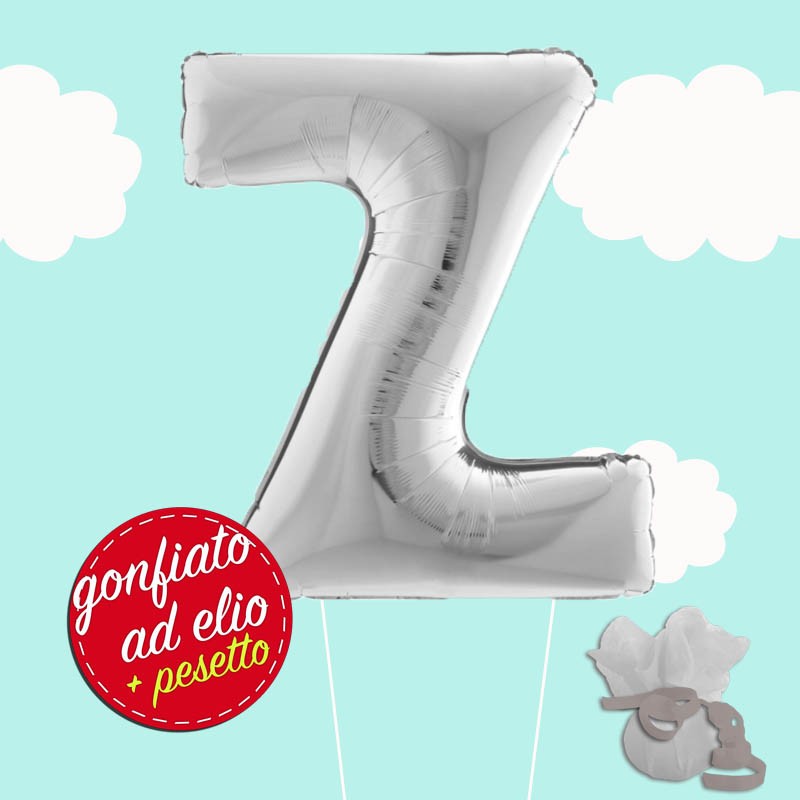 lettera Z palloncino ad elio maxi