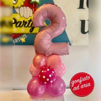 composizione numero 2 rosa da tavolo