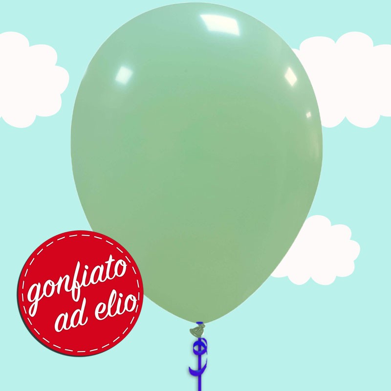 palloncino verde menta ad elio