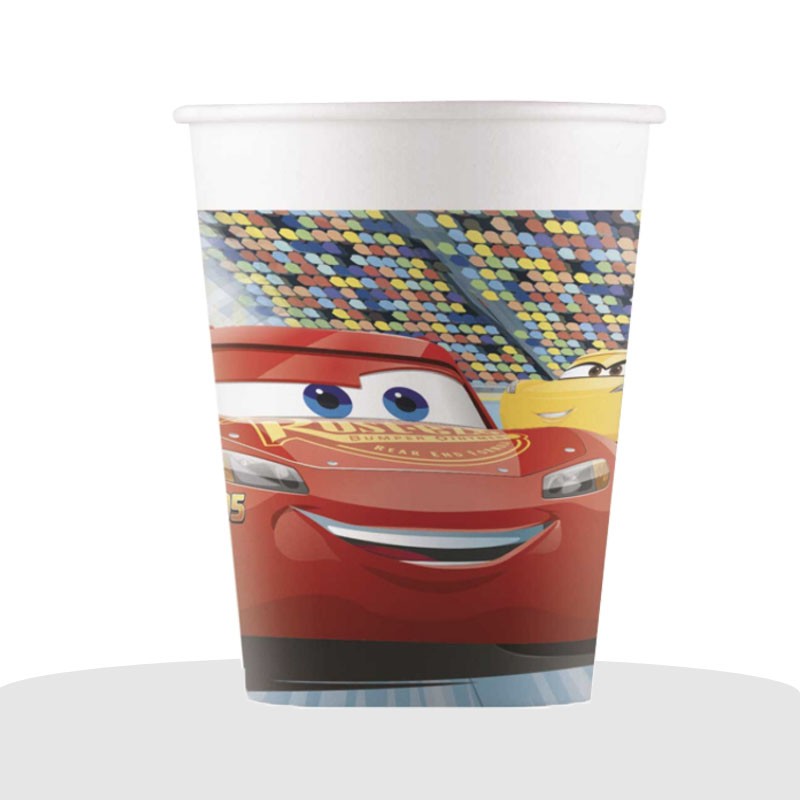bicchieri cars 3 cartoncino