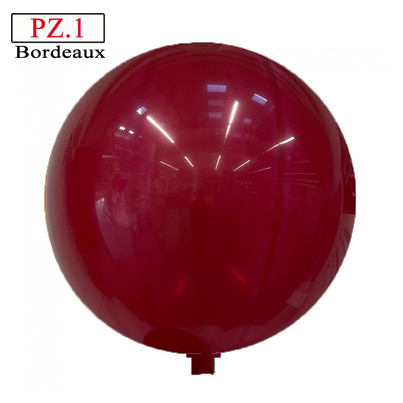 Pallone  cm. 81 bordeaux rotondo pastello