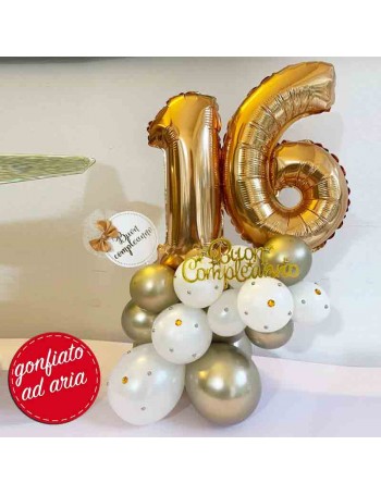composizione da tavolo numero 16 anni
