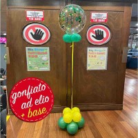 bubble ad elio pois oro e verde