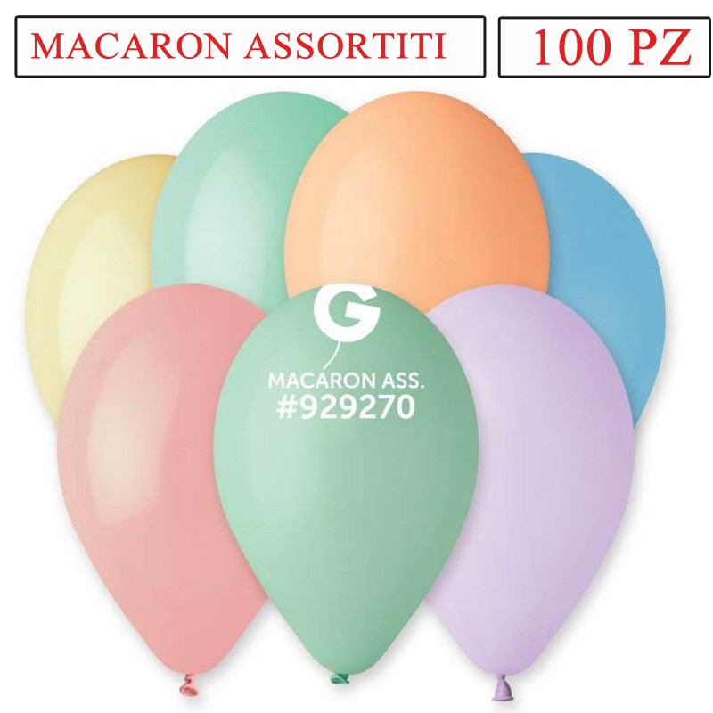 palloncini colore macaron assortiti pz100