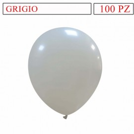palloncini grigio 5 pollici pz.100
