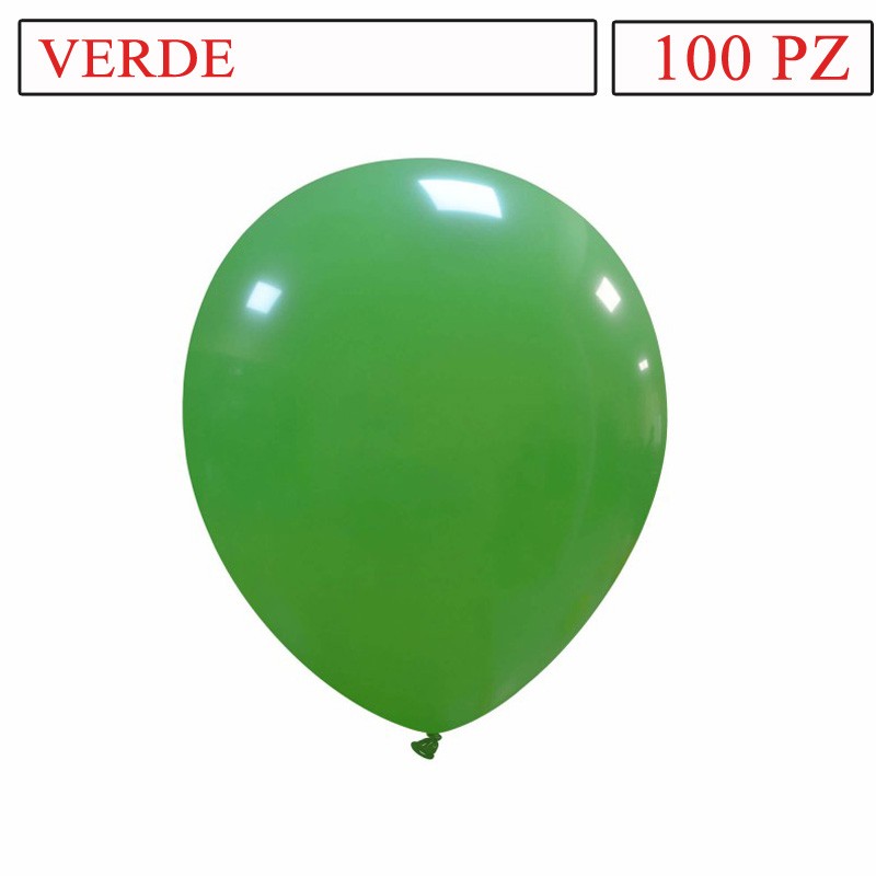 palloncino verde 5 pollici