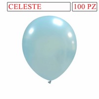 palloncini 5 pollici celeste metal