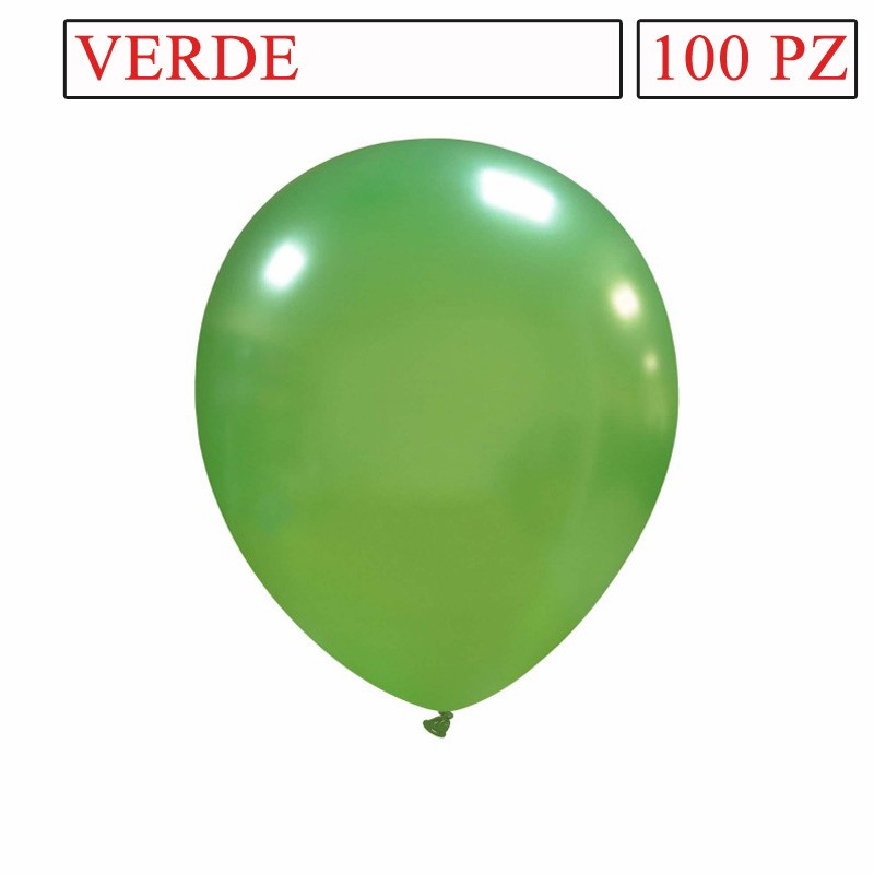 palloncini 5 pollici verde metal