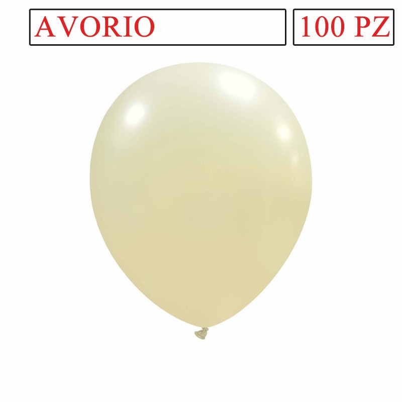 palloncini 5 pollici avorio metal