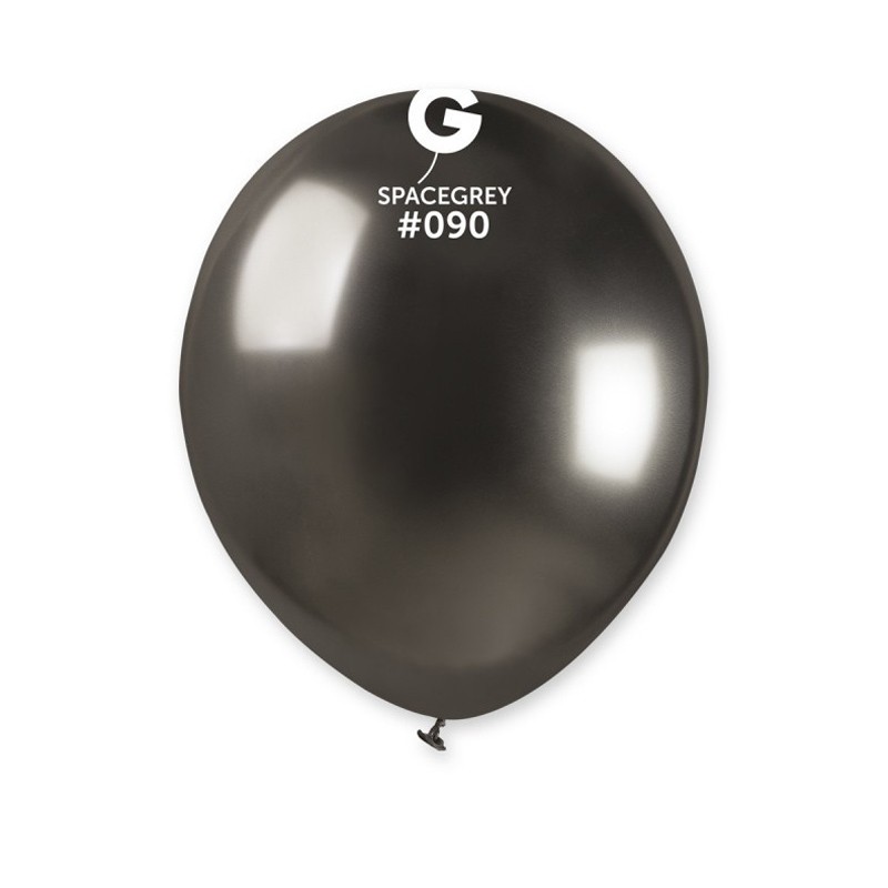 palloncini shiny antracite 5 pollici