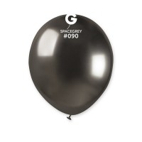 palloncini shiny antracite 5 pollici