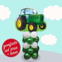 composizione palloncino trattore