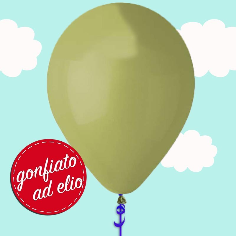 palloncino verde oliva ad elio