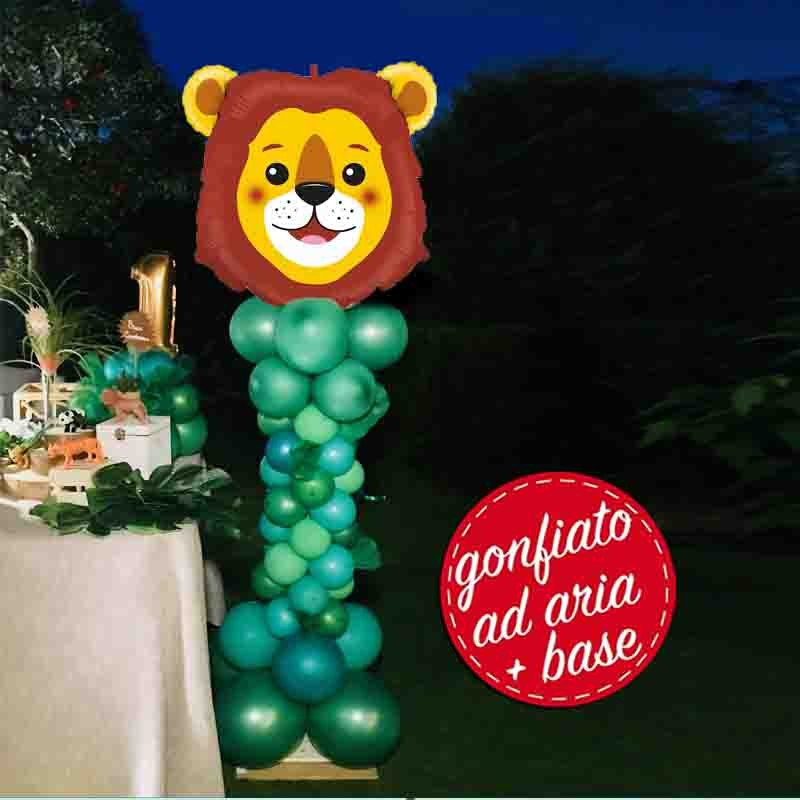 totem palloncini leone