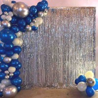 arco con frange argento