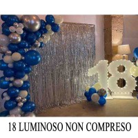 esempio arco con frange argento