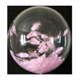 bubble con piume