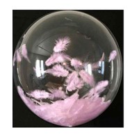bubble con piume