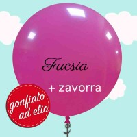 pallone cm100 fucsia ad elio con zavorra