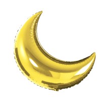 palloncino luna oro chiaro